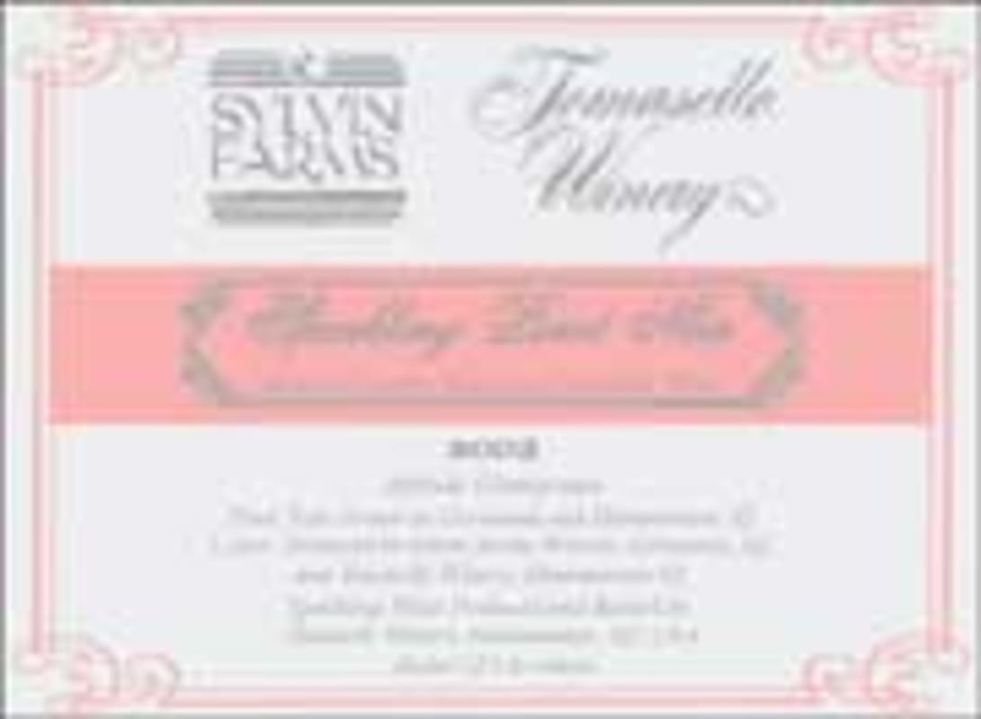 Tomasello Winery Atlantic County Sparkling Pinot Noir 2003 Front Label