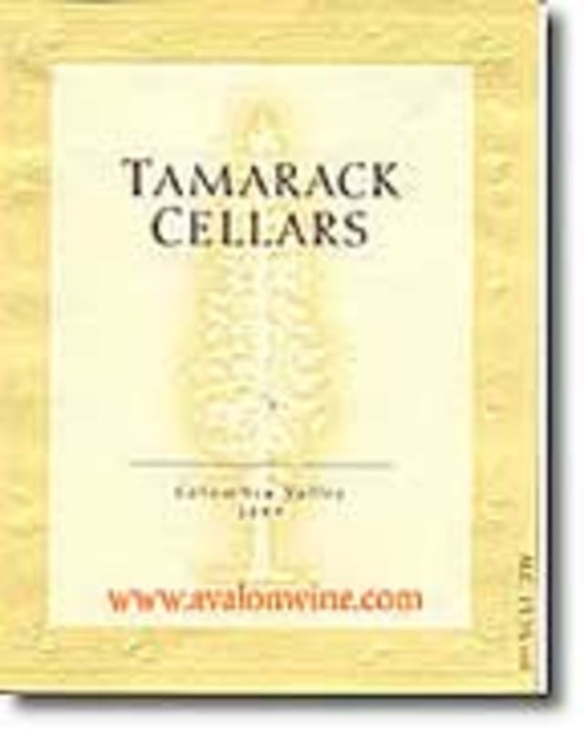 Tamarack Cellars Chardonnay 2002 Front Label