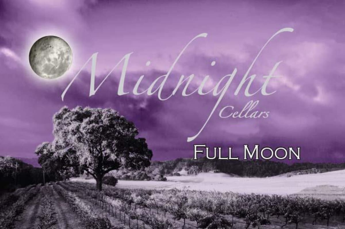 Midnight Cellars Winery Full Moon Red 2013 Front Label