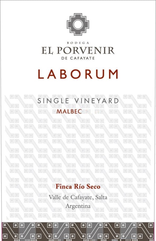 El Porvenir de Cafayate Laborum Malbec 2013 Front Label