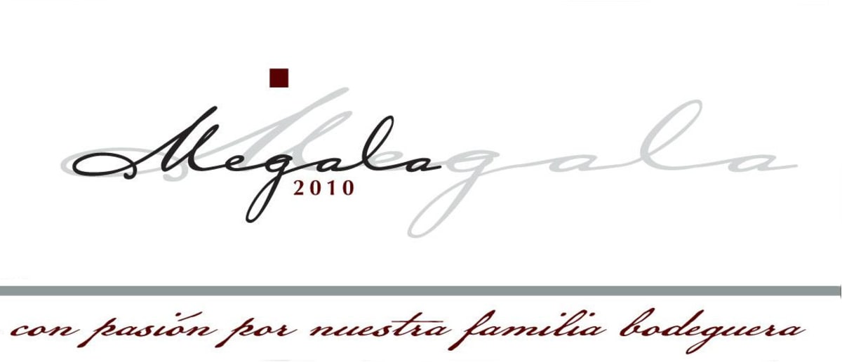 Bodegas Enguera Megala 2010 Front Label