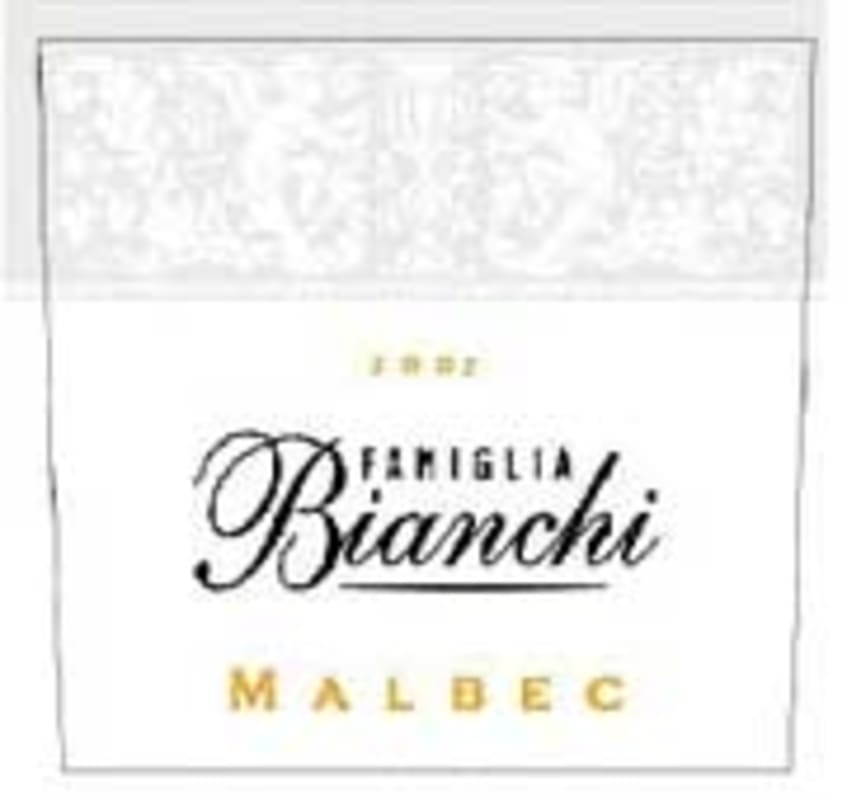Bodegas Bianchi Oasis Sur Malbec 2002 Front Label