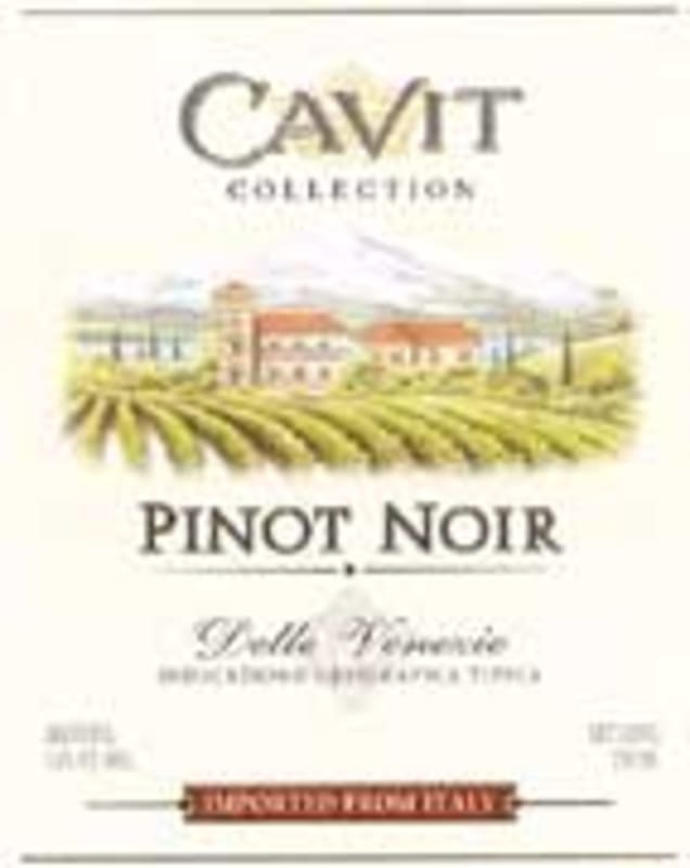 Cavit Pinot Noir 2003 Front Label