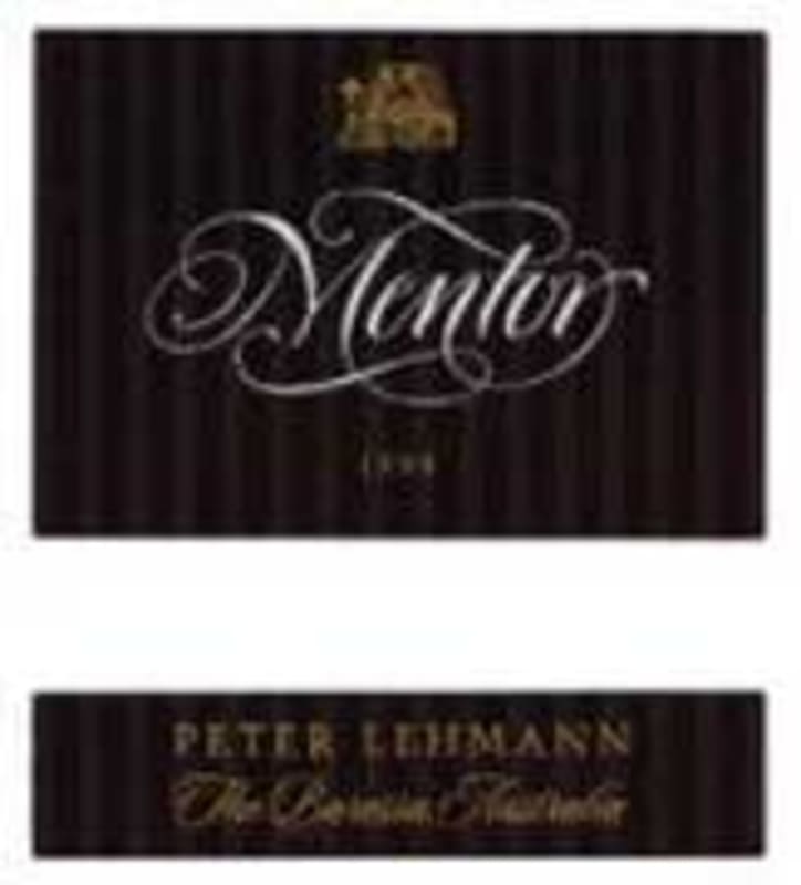 Peter Lehmann Mentor 1998 Front Label