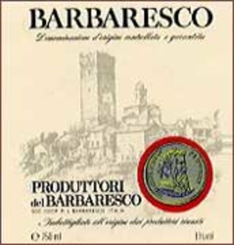 Produttori del Barbaresco Barbaresco 1998 Front Label