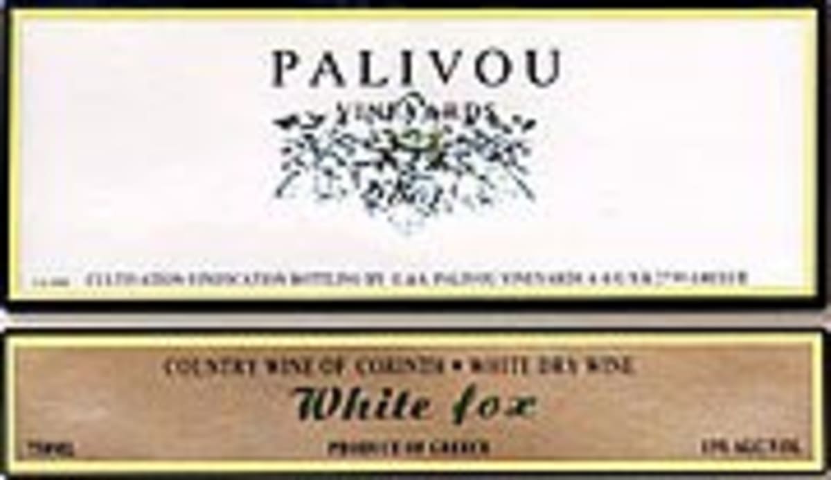 Palivou Vineyards White Fox 2001 Front Label