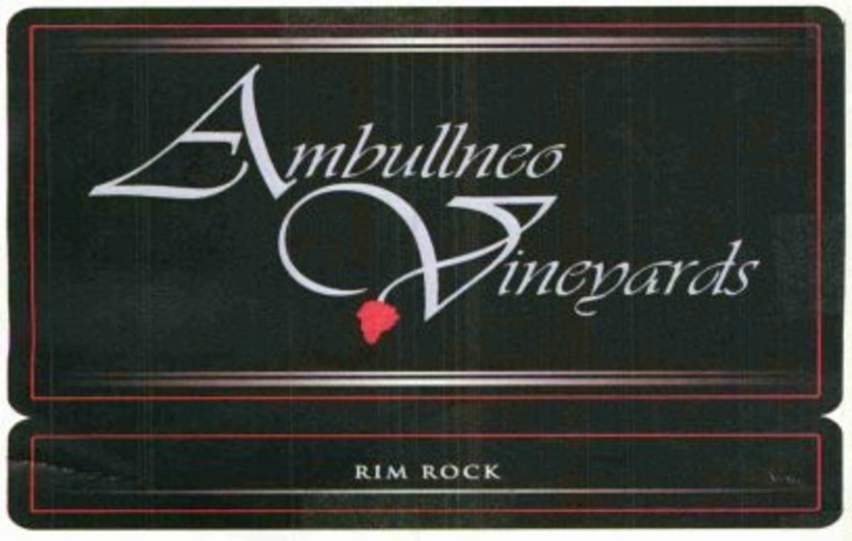 Ambullneo Vineyards Rim Rock Pinot Noir 2006 Front Label