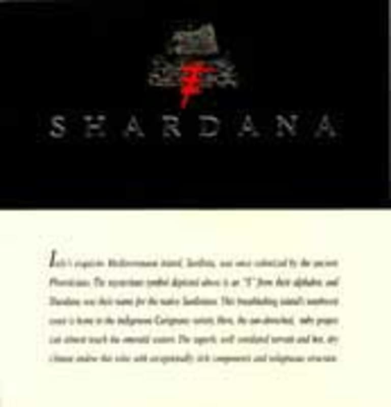 Shardana 1999 Front Label
