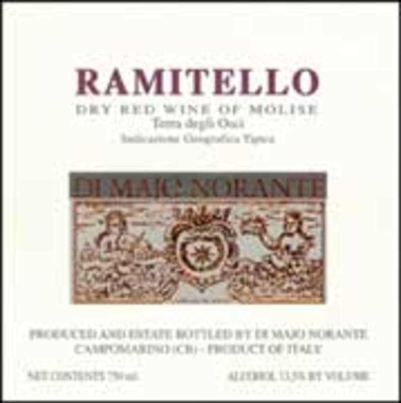Di Majo Norante Ramitello Rosso 2001 Front Label