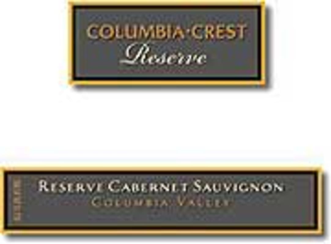 Columbia Crest Reserve Cabernet Sauvignon 2001 Front Label