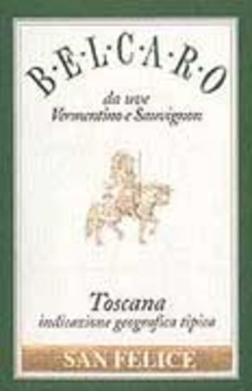 San Felice Belcaro 2003 Front Label