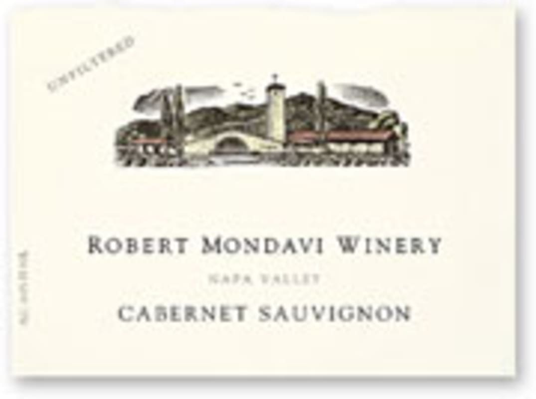 Robert Mondavi Napa Valley Cabernet Sauvignon 2001 Front Label