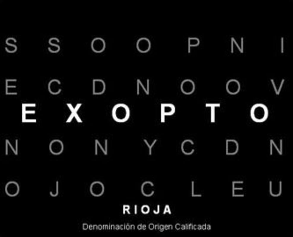 Exopto Cellars Exopto Rioja 2010 Front Label