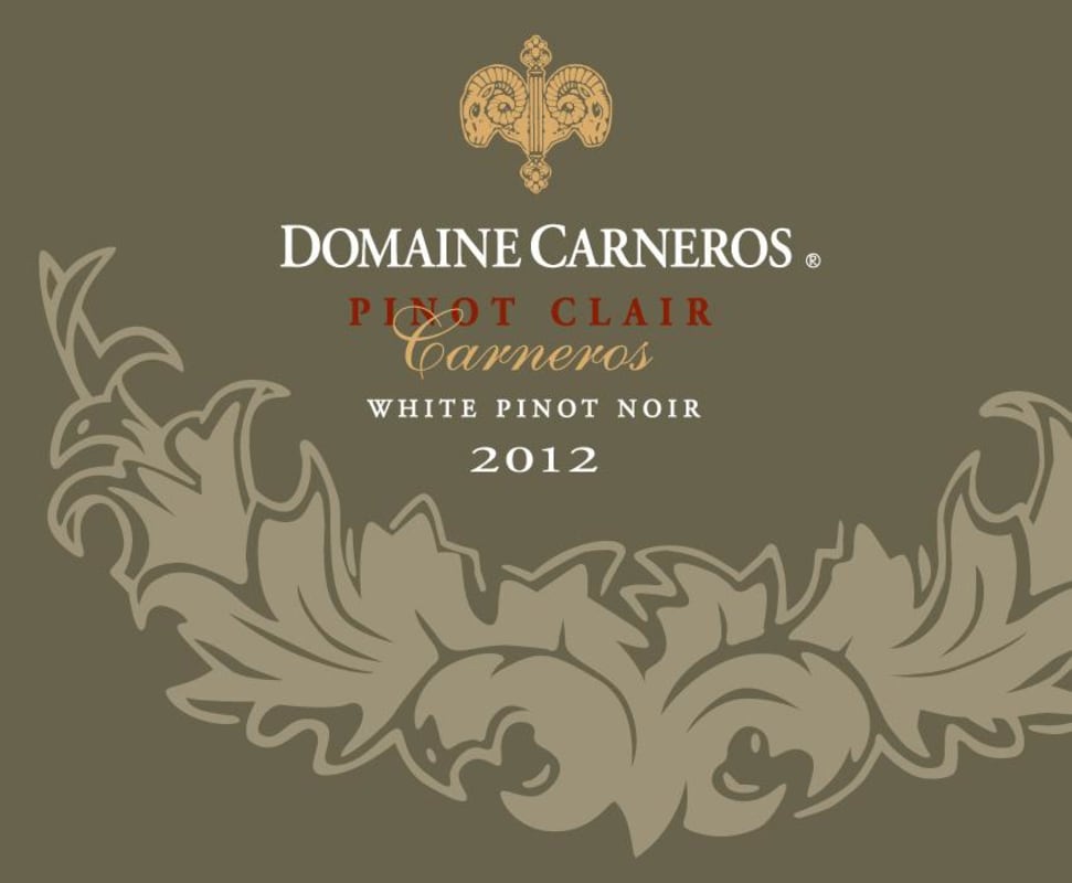 Domaine Carneros Pinot Clair 2012 Front Label