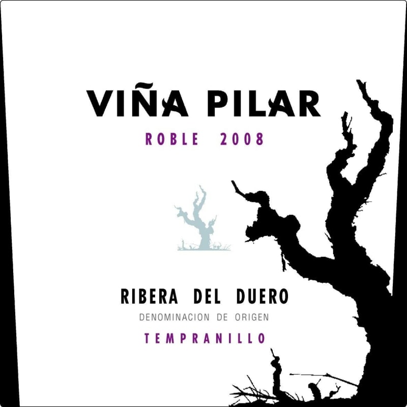 Felix Callejo Roble Vina Pilar 2008 Front Label