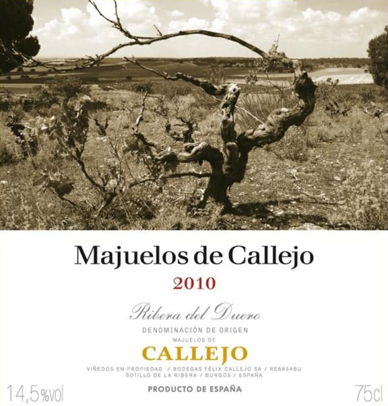 Felix Callejo Majuelos de Callejo 2010 Front Label