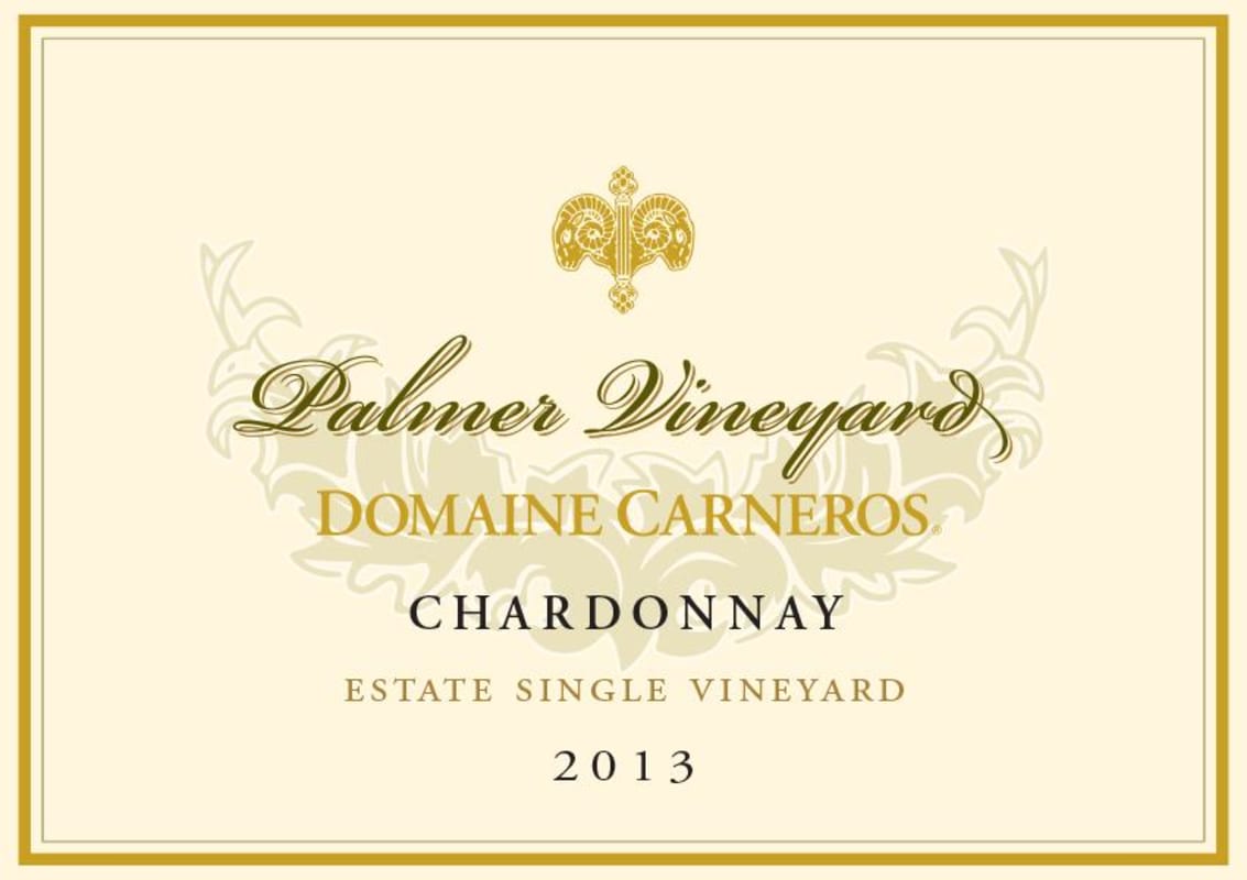 Domaine Carneros Palmer Vineyard Chardonnay 2013 Front Label