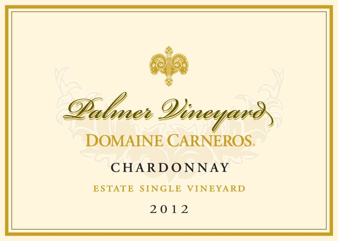 Domaine Carneros Palmer Vineyard Chardonnay 2012 Front Label