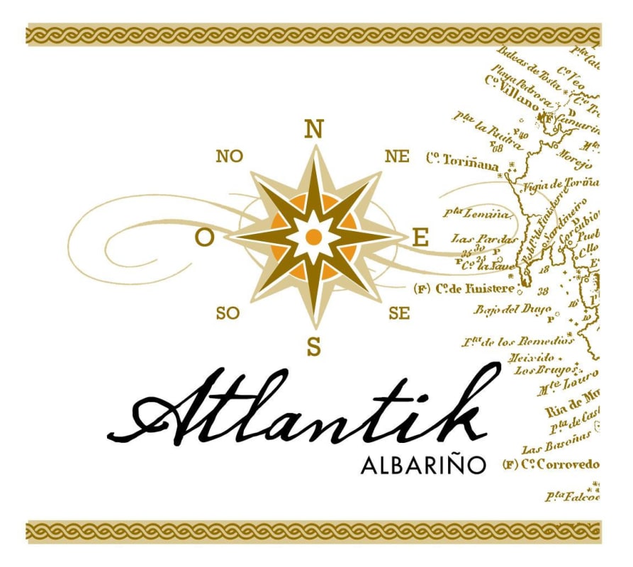 Bodegas Fillaboa Atlantik Albarino 2013 Front Label