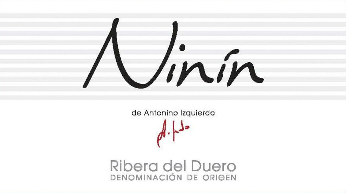 Antonino Izquierdo Ninin Ribera del Duero 2009 Front Label