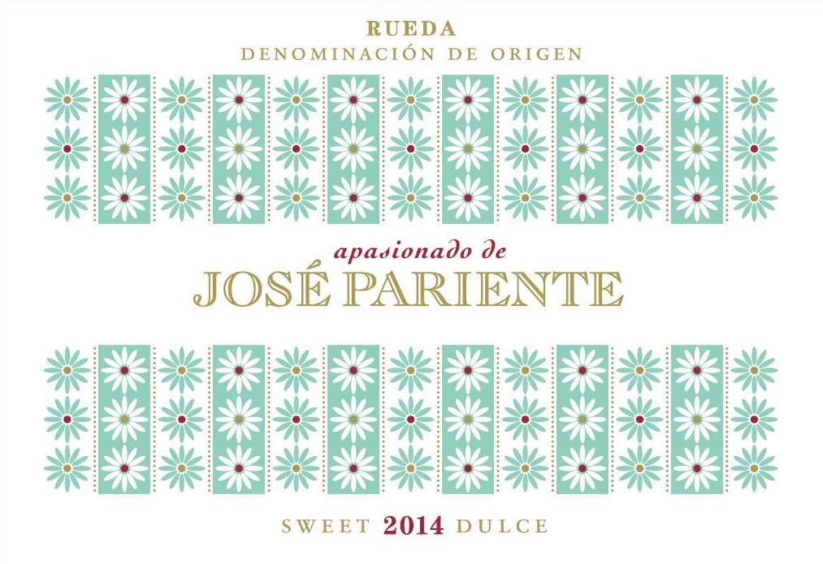 Jose Pariente Apasionado de Jose Pariente Dulce 2014 Front Label