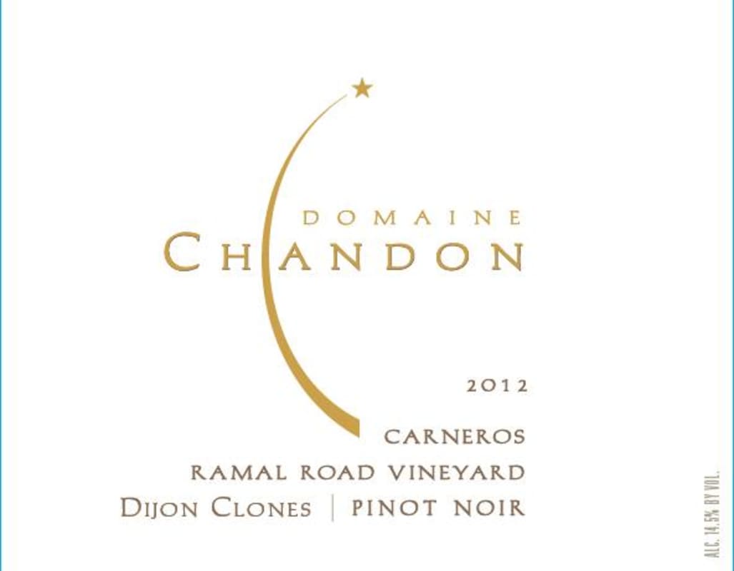 Chandon Dijon Clones Pinot Noir 2012 Front Label