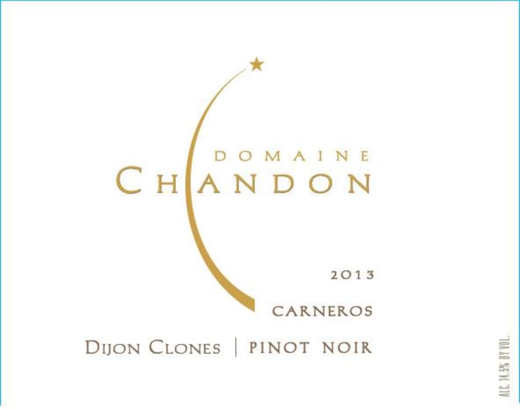 Chandon Dijon Clones Pinot Noir 2013 Front Label