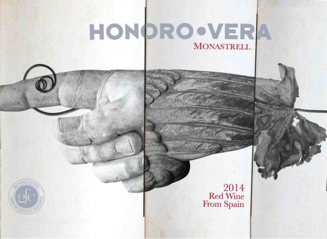 Bodegas Juan Gil Honoro Vera Monastrell 2014 Front Label