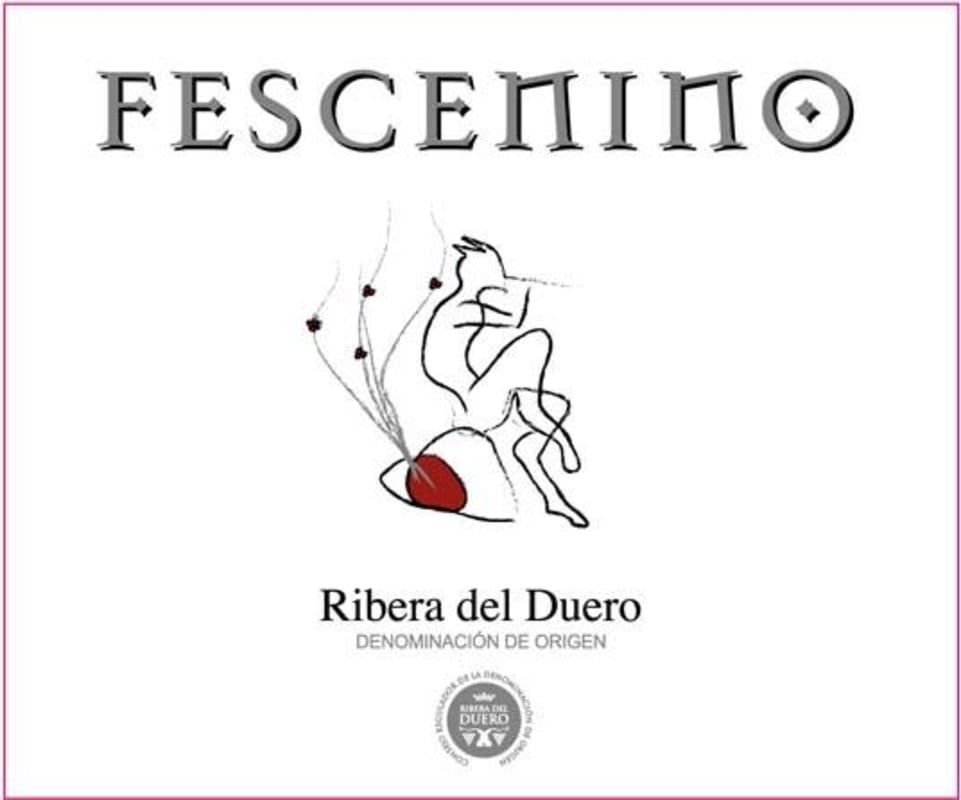 Juan Manuel Burgos Fescenino Roble 2012 Front Label