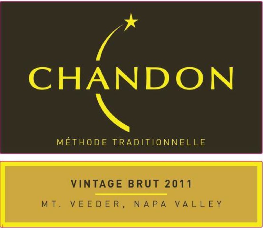 Chandon Mt. Veeder Vintage Brut 2011 Front Label