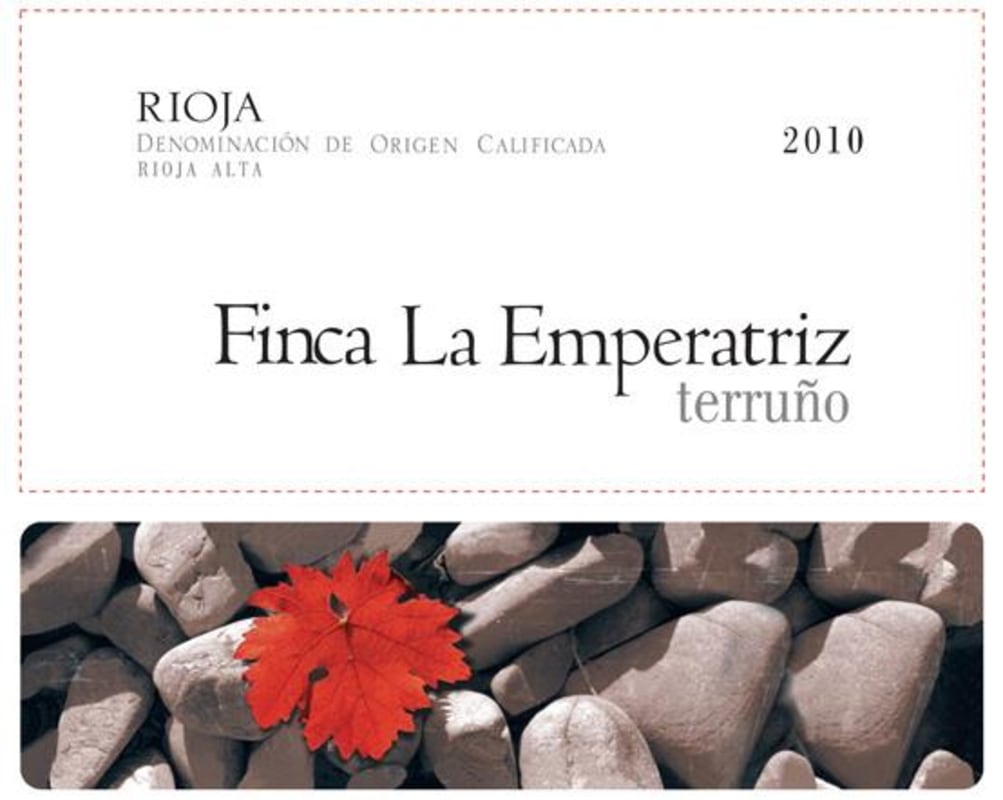 Finca La Emperatriz Terruno 2010 Front Label