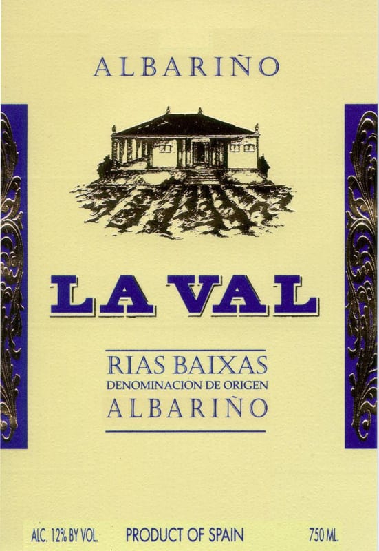 La Val Fermentado en Barrica Albarino 2003 Front Label