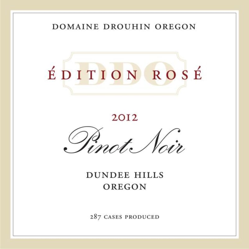 Domaine Drouhin Oregon Edition Rose Pinot Noir 2012 Front Label