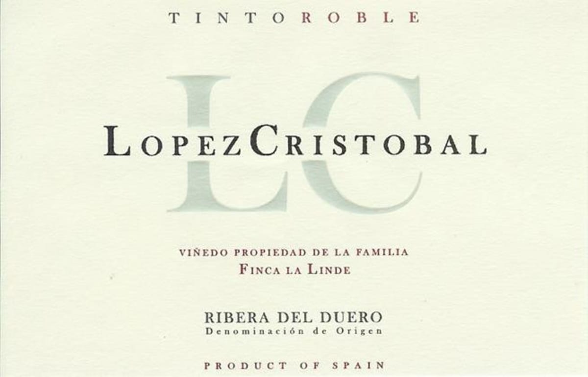 Lopez Cristobal Tinto Roble 2011 Front Label