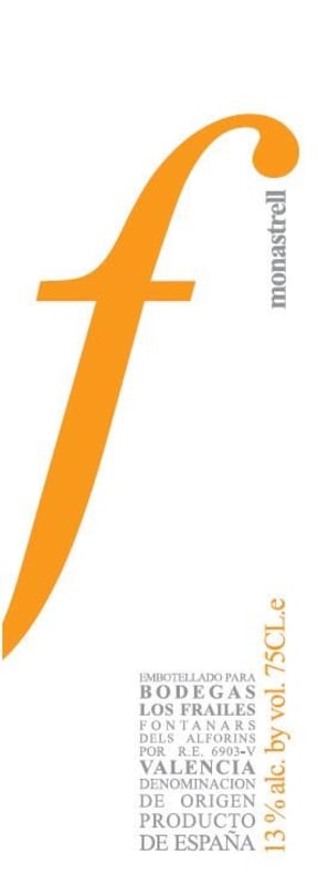 Los Frailes Efe Rosado 2010 Front Label