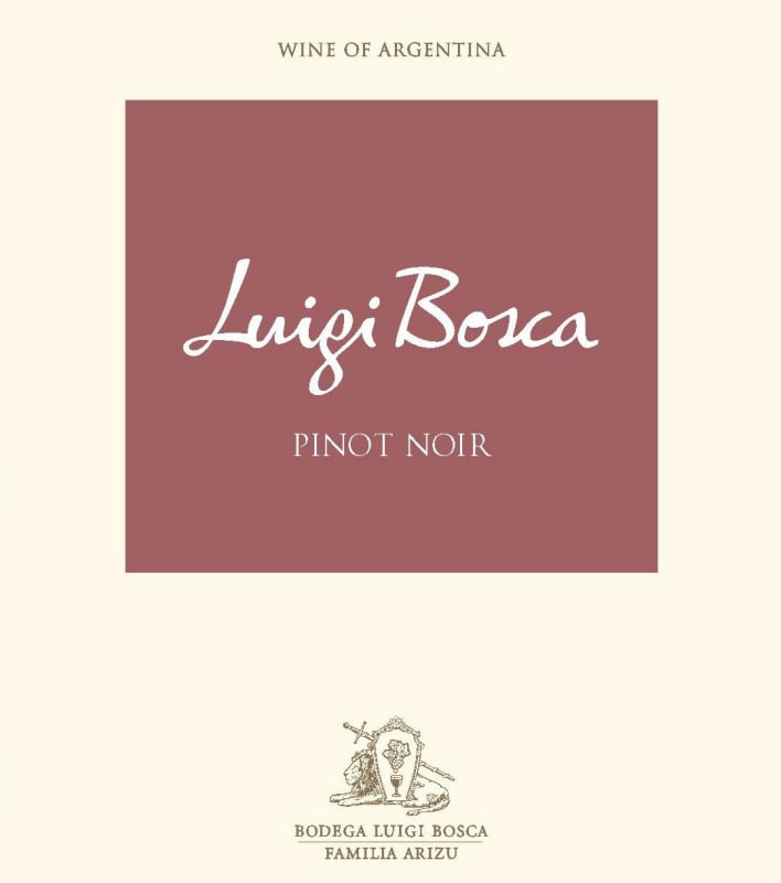 Luigi Bosca Pinot Noir 2013 Front Label