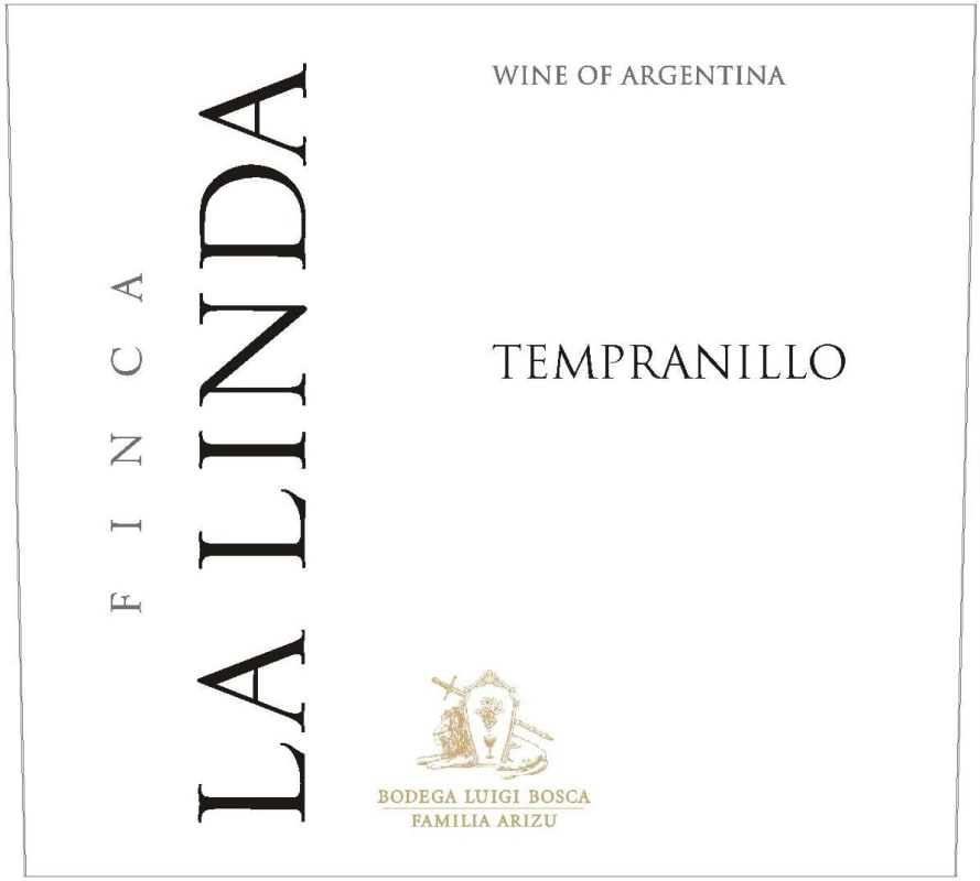 Luigi Bosca Finca La Linda Tempranillo 2012 Front Label
