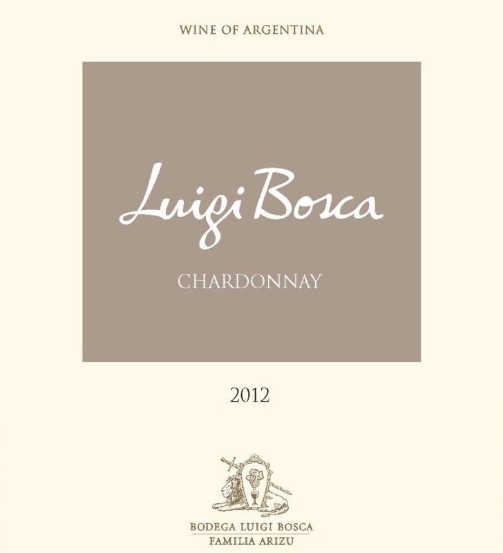 Luigi Bosca Chardonnay 2012 Front Label