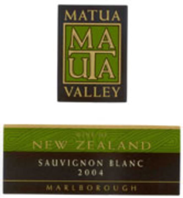 Matua Sauvignon Blanc 2004 Front Label