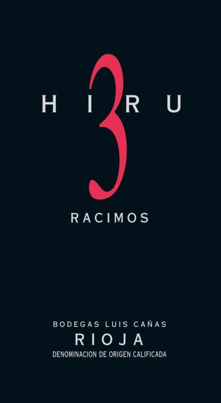 Bodegas Luis Canas Hiru 3 Racimos 2009 Front Label