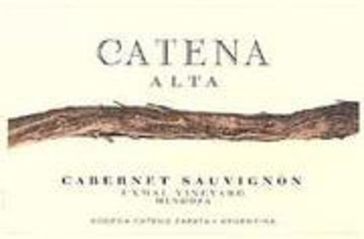 Catena Alta Cabernet Sauvignon 2001 Front Label