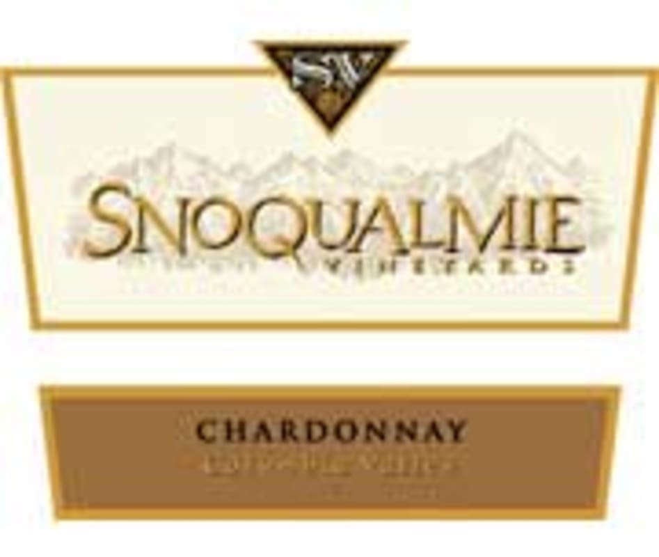 Snoqualmie Chardonnay 2002 Front Label