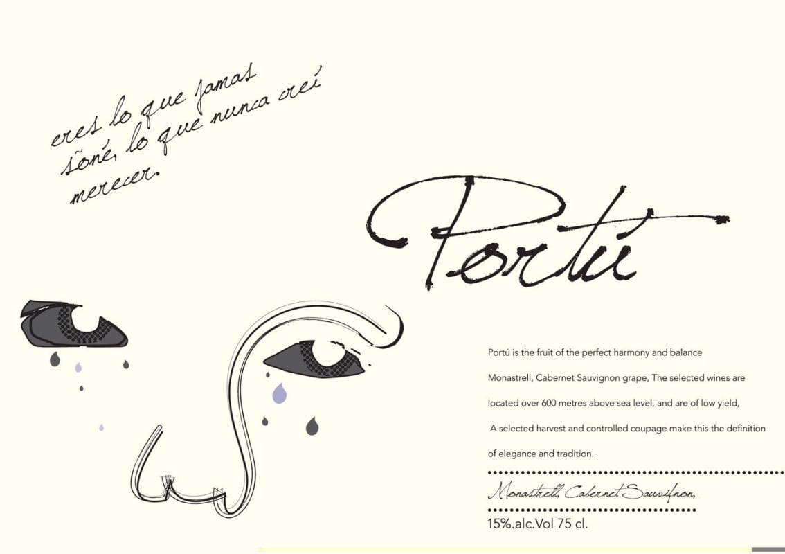 Bodegas Luzon Portu 2010 Front Label