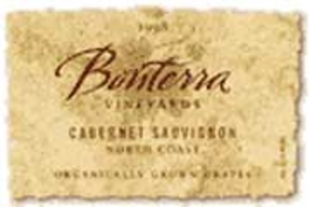 Bonterra Mendocino County Cabernet Sauvignon 2000 Front Label