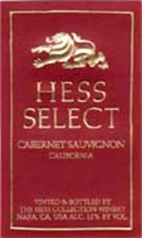 Hess Select Cabernet Sauvignon 2002 Front Label