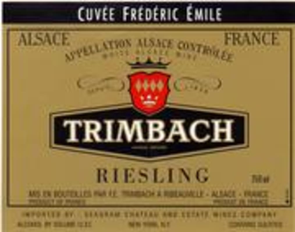 Maison Trimbach Cuvee Frederic Emile Riesling 1996 Front Label