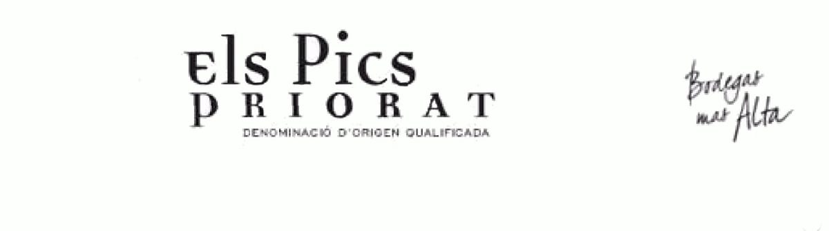 Bodegas Mas Alta Els Pics Priorat 2009 Front Label