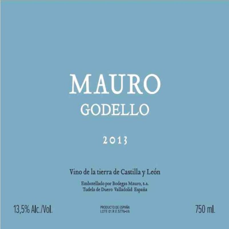 Bodegas Mauro Godello Blanco 2013 Front Label