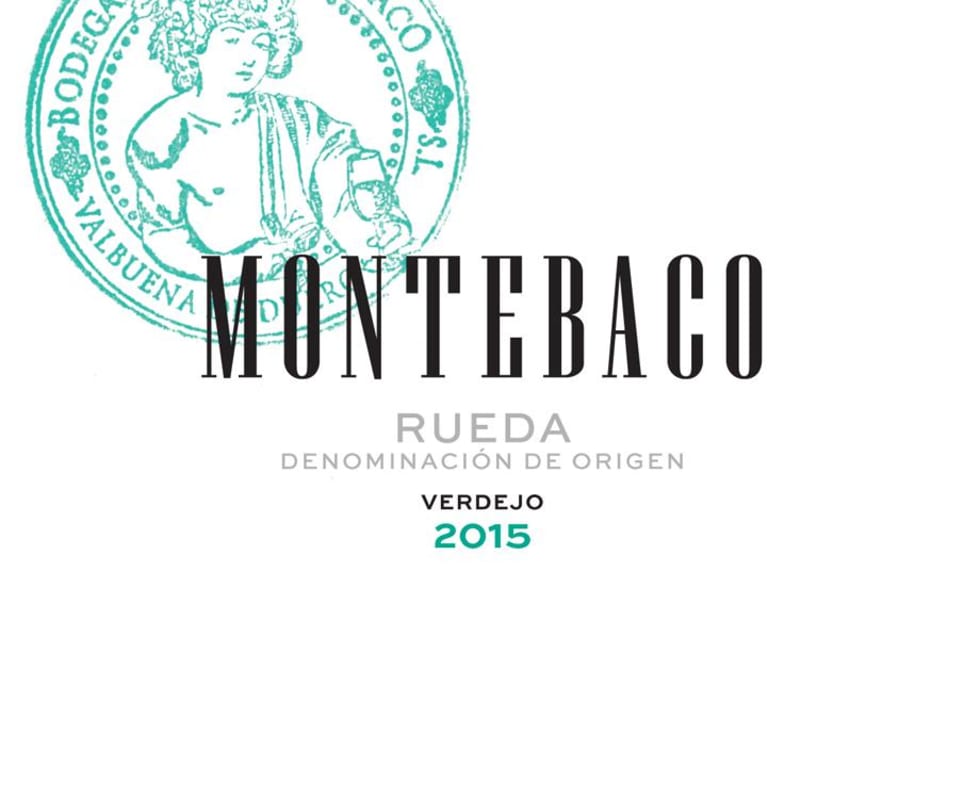 Montebaco Verdejo 2015 Front Label