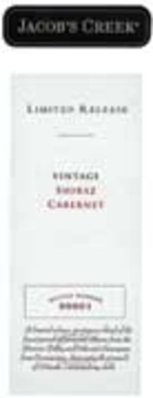 Jacob's Creek Limited Release Shiraz-Cabernet Sauvignon 1997 Front Label